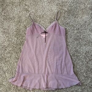 Victoria's Secret Soft Purple Lace Chemise